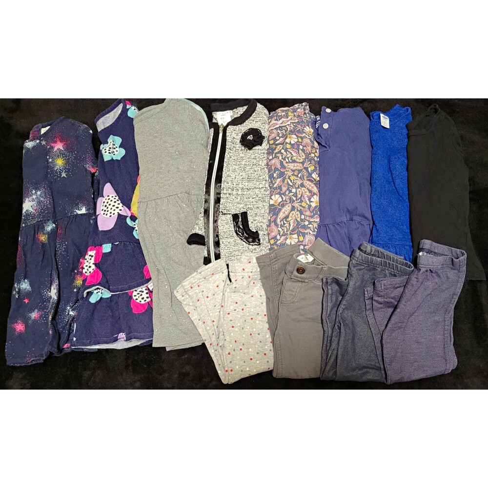 Baby Toddler Girl 3T Clothing Lot Bundle Mixed Brands Fall Winter